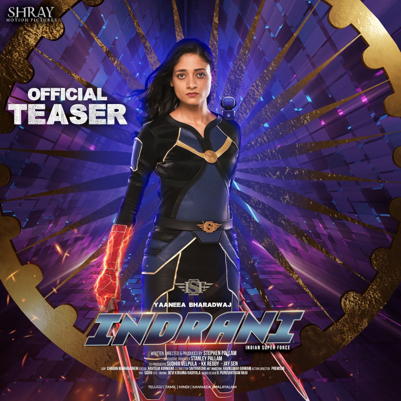 Indrani Teaser – Super Hero Film With Time Travel Concept