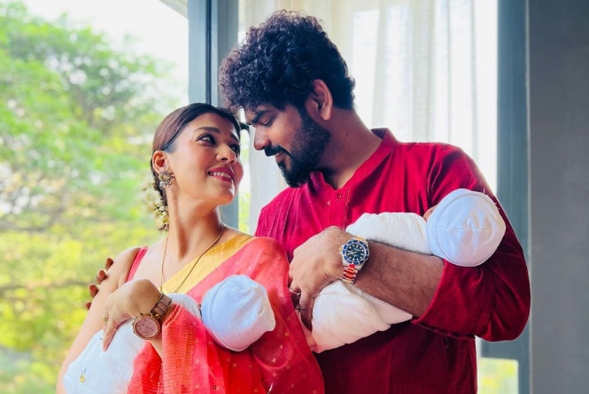 Nayanthara, Vignesh Reveals Their Twin Sons Names