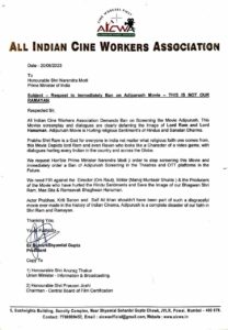 AICWA Writes Letter To Pm Modi To Ban Adipurush
