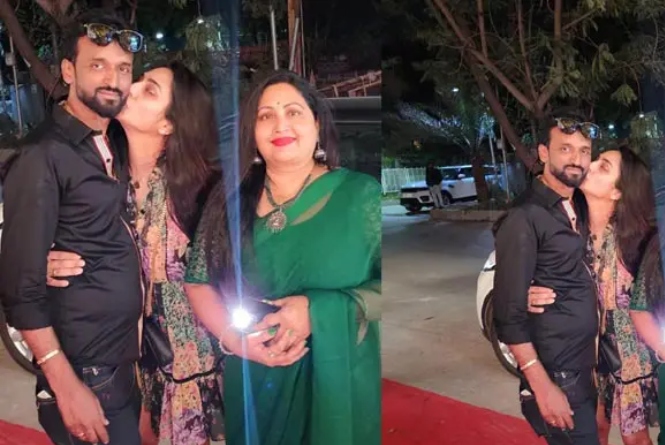 Surekha Vani, KP Choudhary’s Kissing Pic Goes Viral
