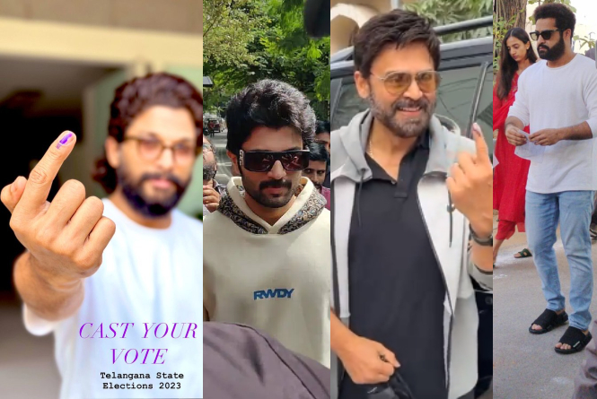 Telangana Elections: Tollywood Star Actors Casting Their Votes