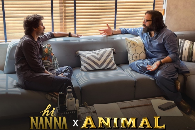 Animal Vs HiNanna: Nani meets Sandeep Reddy Vanga