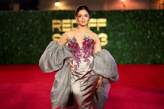 Alia Bhatt Walks the Red Carpet at the Red Sea Film Festival